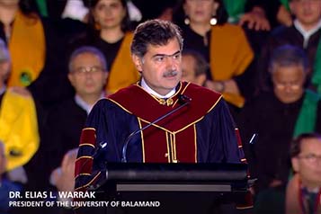 ​Dr Elias Warrak - Graduation Ceremony 2019​