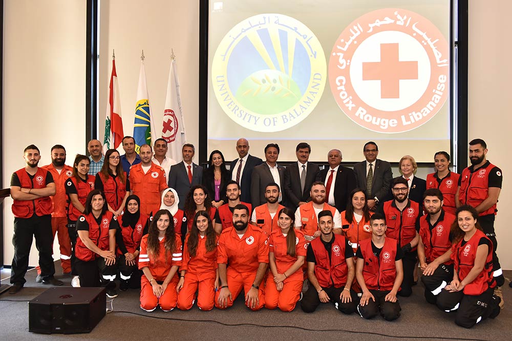 اتفاقية تعاون بين الصليب الأحمر اللبناني  وجامعة البلمند لتحسين فعالية الاستجابة أثناء وقوع الأزمات والكوارث