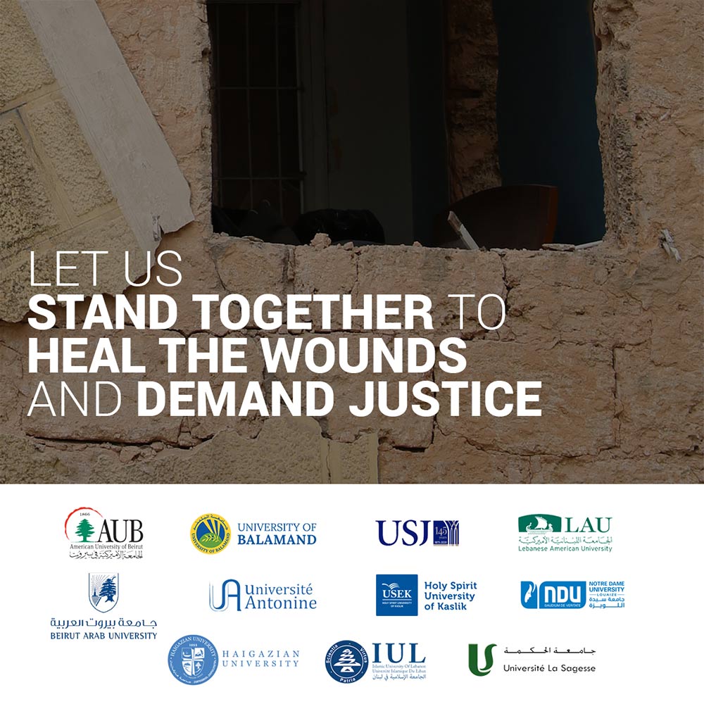 Let us stand together to heal the wounds and demand justice
