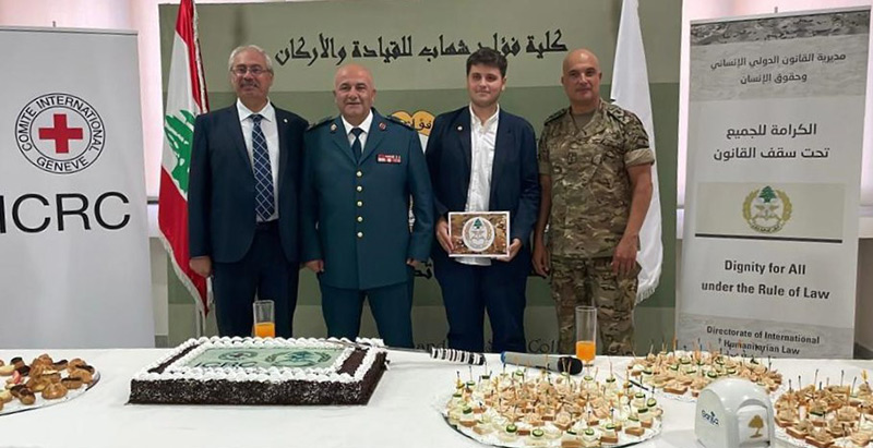 UOB Student Jad Hajazi Participating in the International Humanitarian Law Course