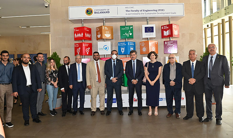 The Faculty of Engineering at UOB Inaugurates the Sustainability Wall