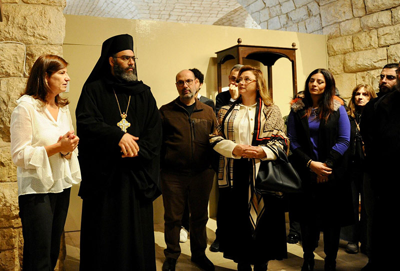 The `The Holy Bread from Offering to Sacrifice` exhibition at Deir el Balamand Museum